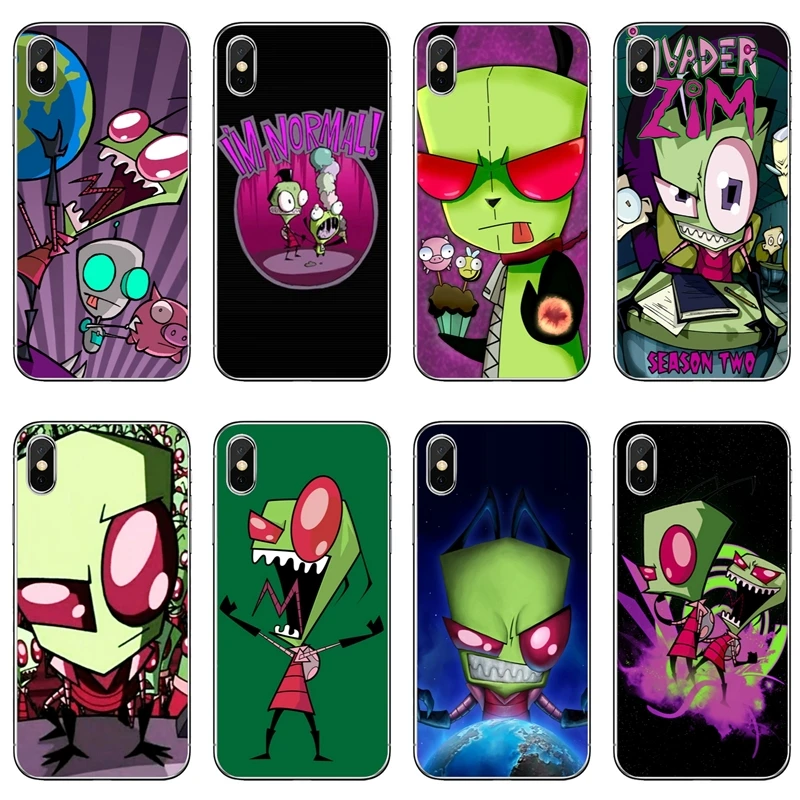 

soft phone case funny cute invader zim For Xiaomi Redmi Note 7 6 5 5A 4 pro S2 5 plus 6A 4A 4x Pocophone F1