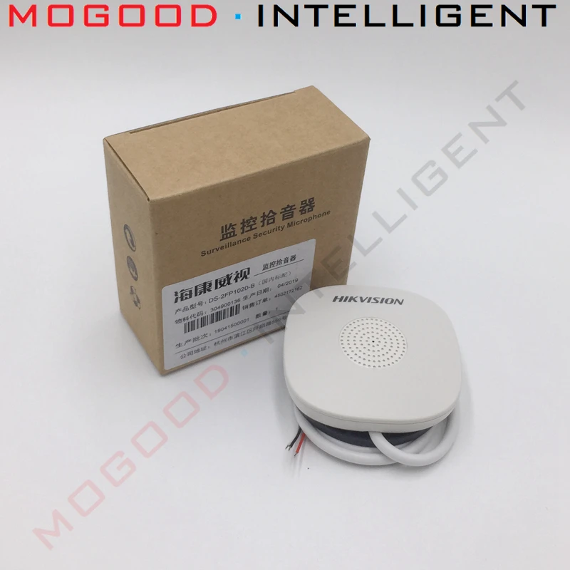 Hikvision микрофон DS-2FP1020-B для IP CCTV камера Камера DS-2CD3955FWD-IWS DS-2CD2135F-IS DS-2CD2185FWD-IS качество звука четкое