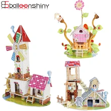BalleenShiny 1 Conjunto Brinquedo do Enigma 3D Crianças Crianças Educacional Jigsaw DIY Engraçado Do Bebê Aprendizagem Precoce de Construção Padrão Presente do Enigma