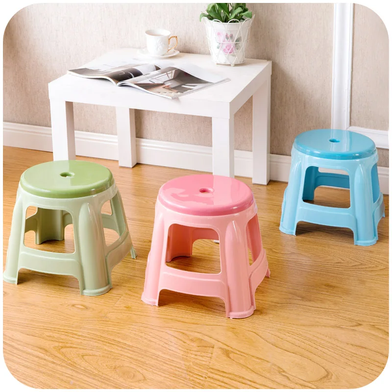 Compra pequeño taburete de plástico online al por ... Creativo banqueta Altas