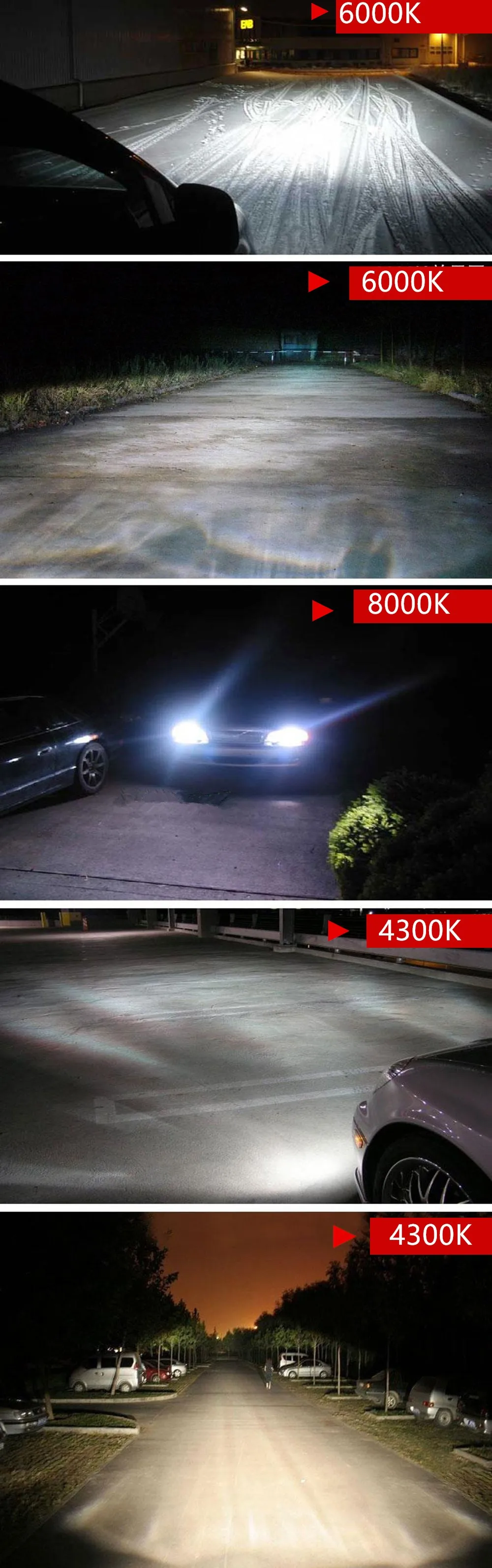 2XReplacement hid Xenon Bulb for 2.8'' 3'' HID projector lens bulb xenon lamp 35W 4300k 6000k 8000k hid bulb for auto projector