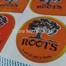 Индивидуальные самоклеящийся ярлык водонепроницаемый! Нет минимального размера заказа