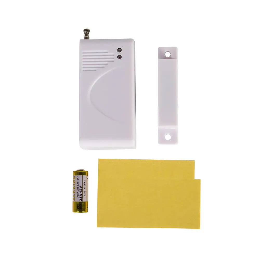 433MHz 2262 Code Wireless Window Door Sensor Magnetic Contact Wood Door Alarm Detector For Wireless GSM Home Alarm Panel
