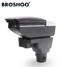 BROSHOO Car Armrest Central Store Content Storage Box With Cup Holder Ashtray Car Styling For Chevrolet Aveo Accessories