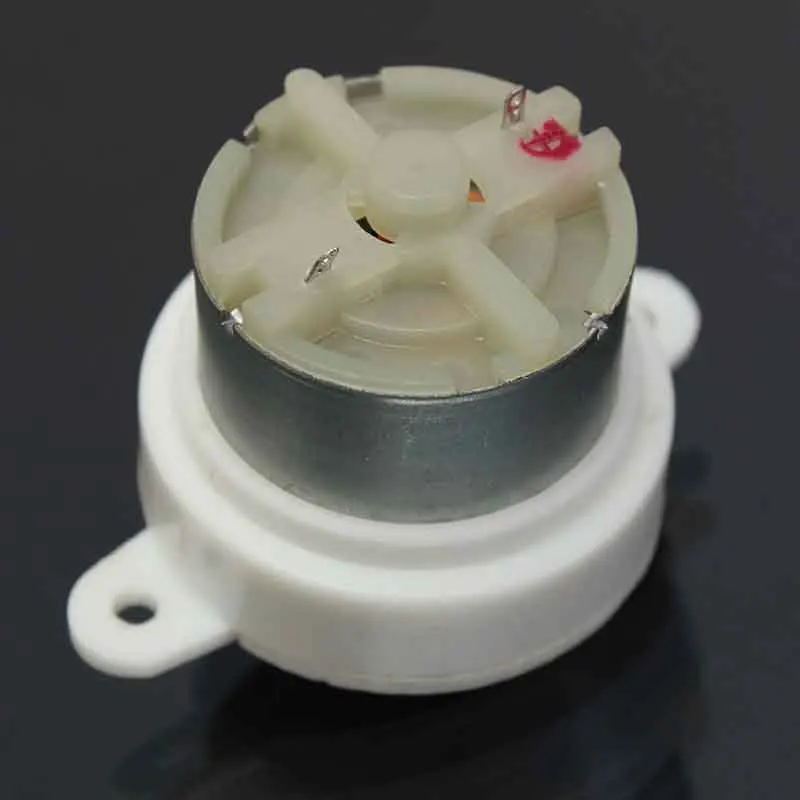 High Torque 3 RPM Cylinder Electric Micro Motor Gearbox Slow Down Mute DC 12V