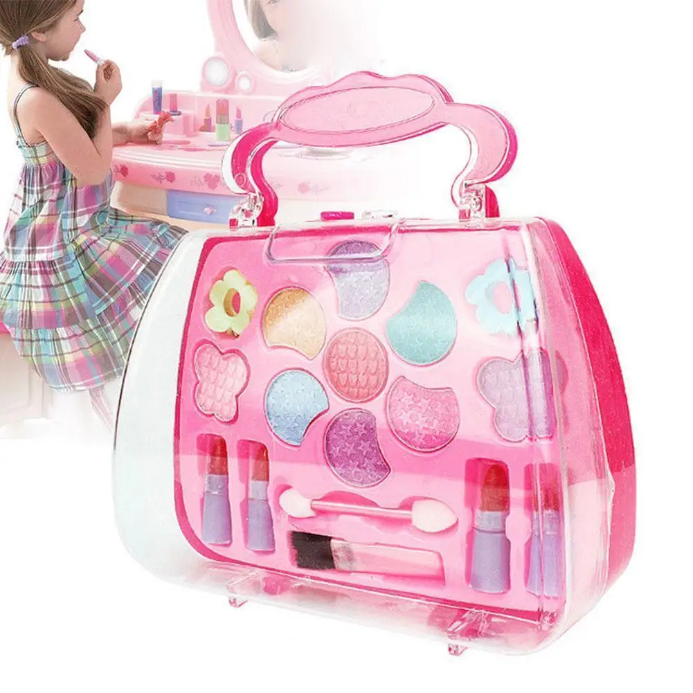 Принцесса девушки моделирование туалетный столик Дети Макияж игрушка косметика вечерние представления коробка набор детский Рождественский подарок для девочек