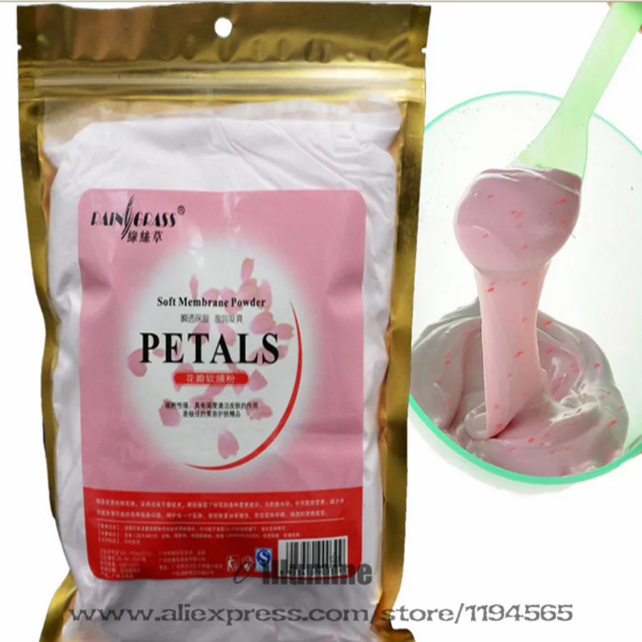 

Rose Petals Soft Upper Class Collagen Mask Facial Powder Moisturizing Pores Shrink Whitening Beauty Salon 450g