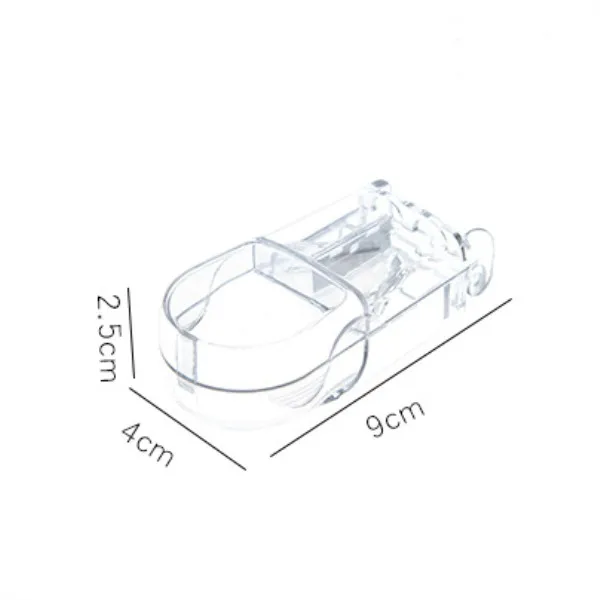 Folding Vitamin Medicine Drug Pill Cut Box Portable Case Organizer Tablet Container Cutting Drugs Dedicated Seal Box Blade Pill