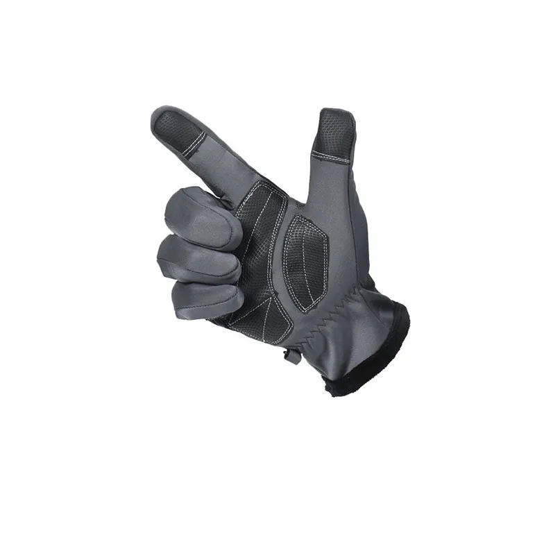 Windproof Bike Gloves Winter Thermal Warm Full Finger Cycling Glove Screen Touch screen riding gloves #2n16 (18)