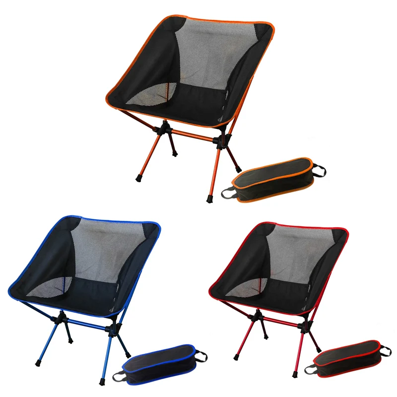 

Portable Fishing Chairs Super Light Beach Picnic Chair Folding Breathable Backrest Outdoor Beach Barbecue Camping Stool