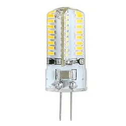 5 X G4 3 Вт 64x3014SMD 360LM 3000-3500 К теплый белый свет Светодиодная лампа (AC100-240V) холодный Белый Новый