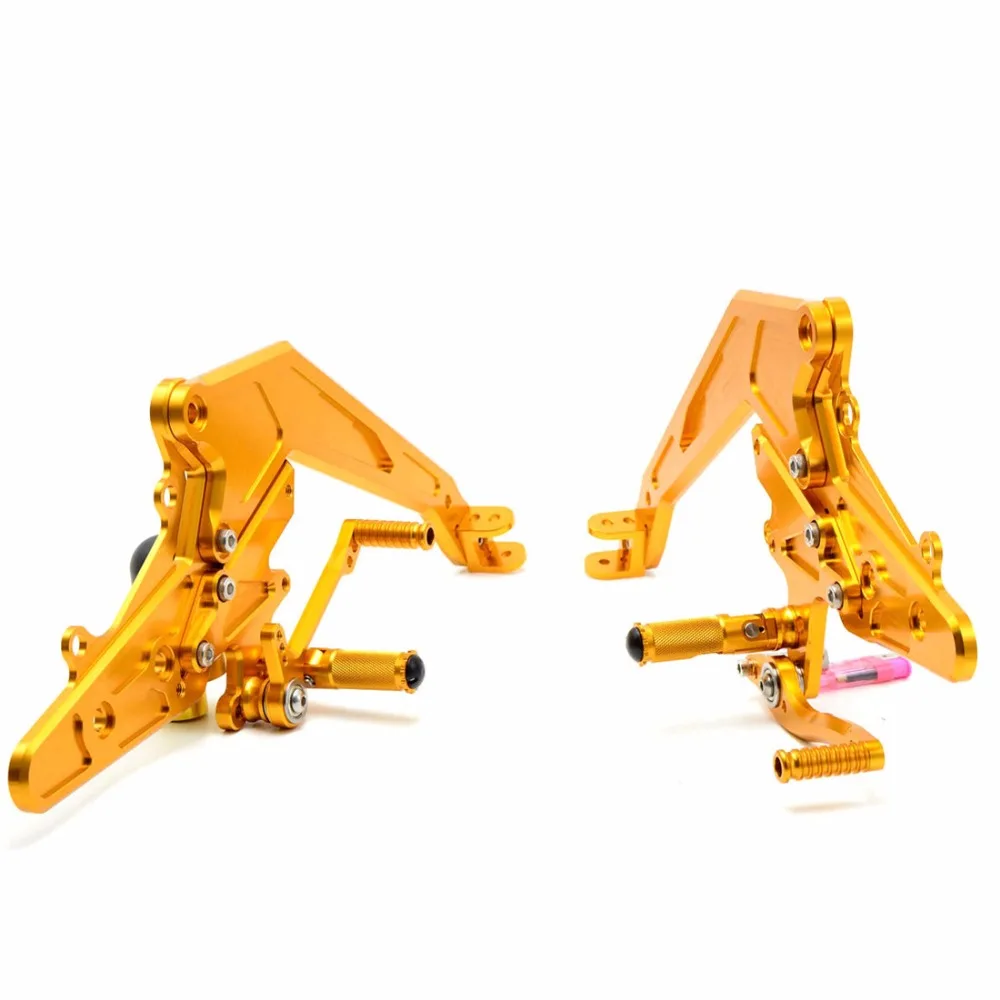 

for Motorcycle Footboard Steps Motorbike rear Foot Footrest Pegs Plate Pads For KAWASAKI NINJA650 ninja 650 2012 2013 2014