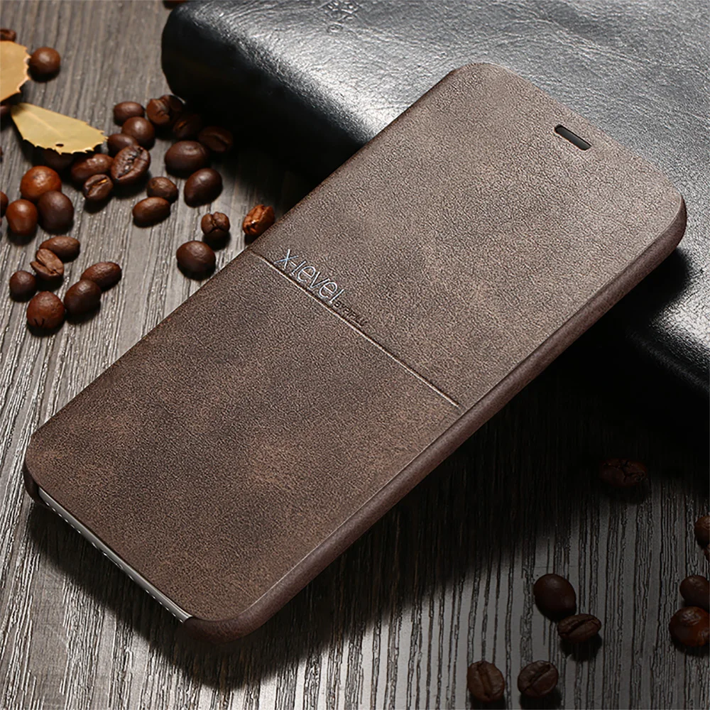 Leather Flip Phone Case For iPhone XS 11 Pro Max XR X 6 6S 7 8 Plus 5 5S SE For Samsung Galaxy S7 Edge S8 Plus Slot Phone Cover Leather Flip Phone Case For iPhone XS 11 Pro Max XR X 6 6S 7 8 Plus 5 5S SE For Samsung Galaxy S7 Edge S8 Plus Slot Phone Cover