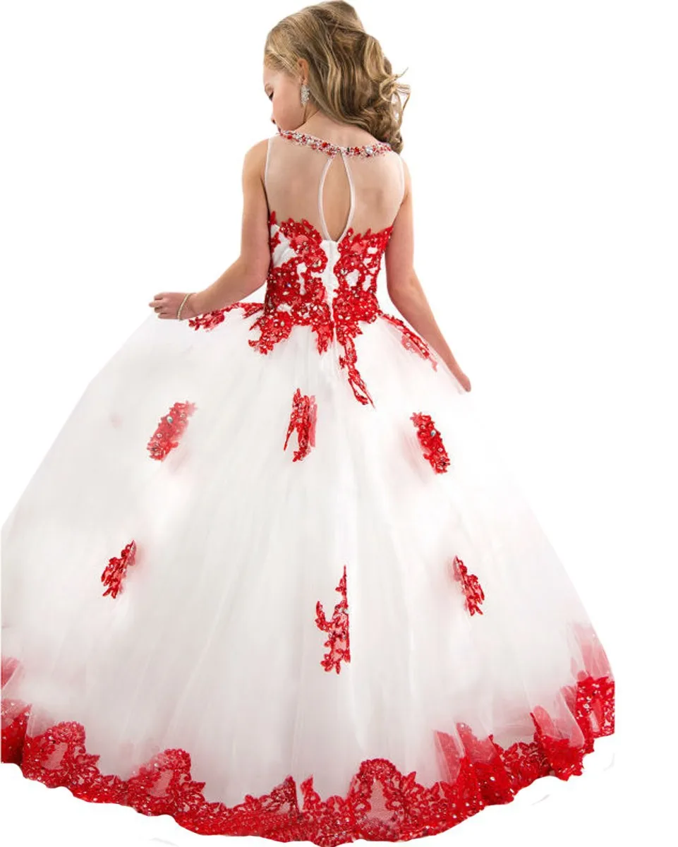 A-Line/Princess Sleeveless Bateau Zipper Long/Floor-Length Tulle Prom Dress  With Beaded - Prom Dresses - Stacees