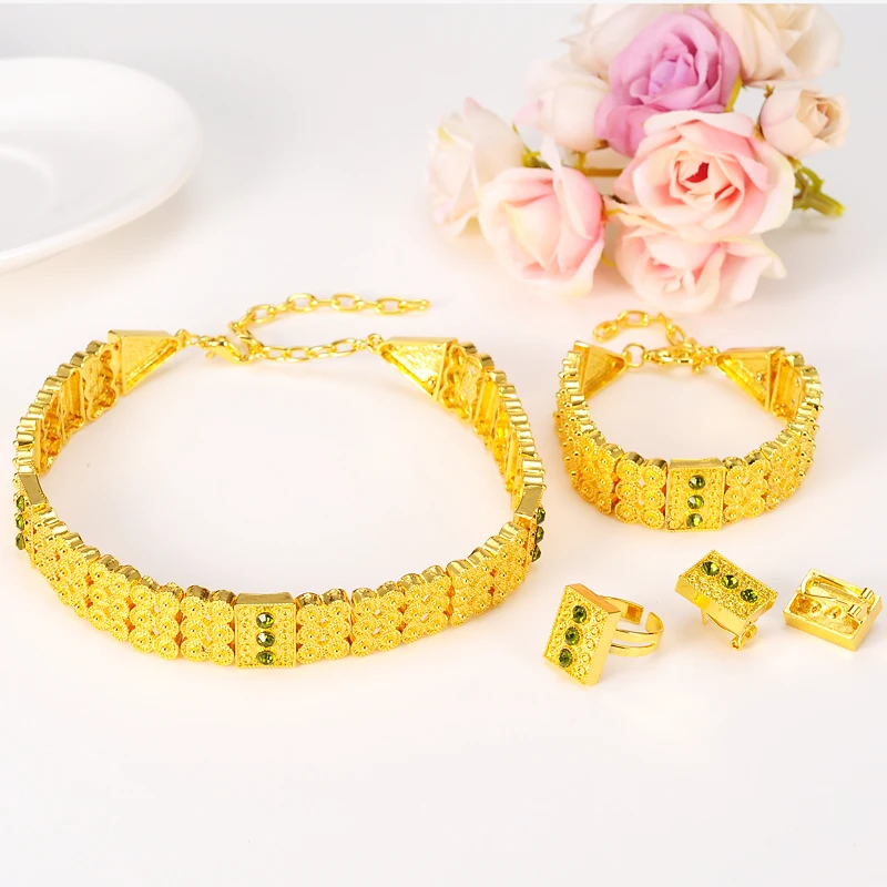 Bangrui-Gold-Color-Ethiopian-Jewelry-sets-Chokers-Necklace-Earrings-Ring-Bracelet-Eritrea-Habesha-Africa-Wedding-setl