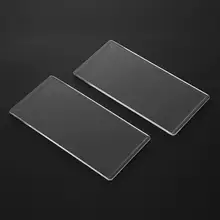 

2PCS Clear Acrylic Cutting Mat Plate DIY Embossing Transparent Cutting Plates Dies Adapter Machines 3mm Die Cutter Spacer 3