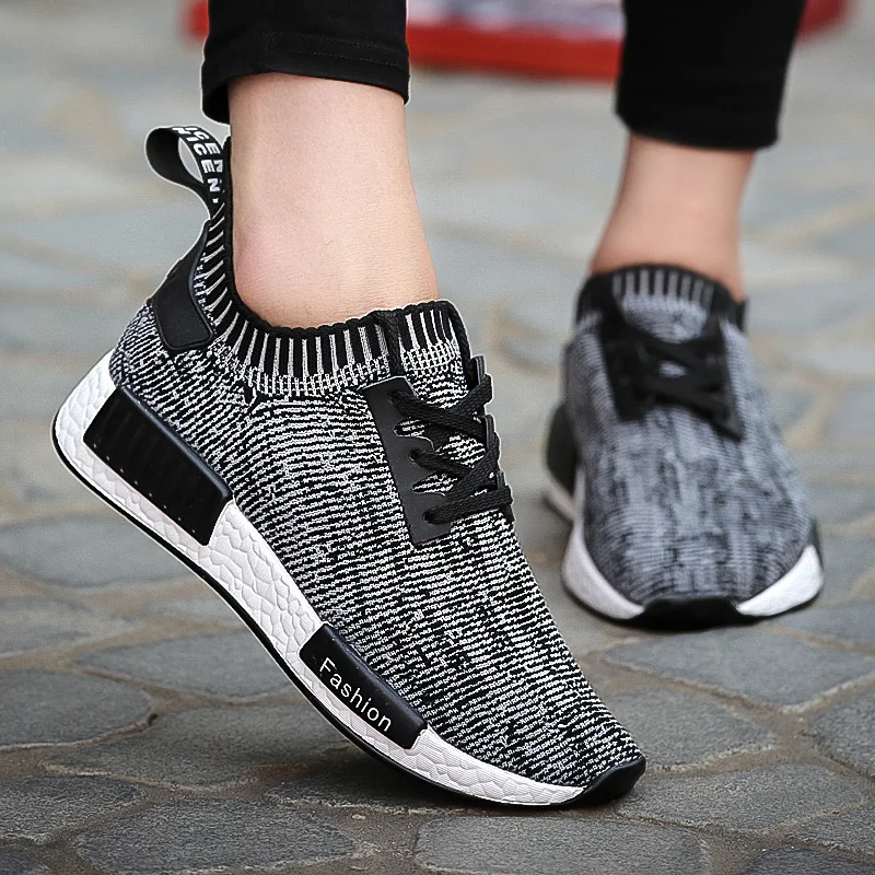 

Women Shoes Casual New Fashion Style Breathable Mesh Canvas Women Flat With Trainers Zapatillas Basket Superstar Lover's Shoes