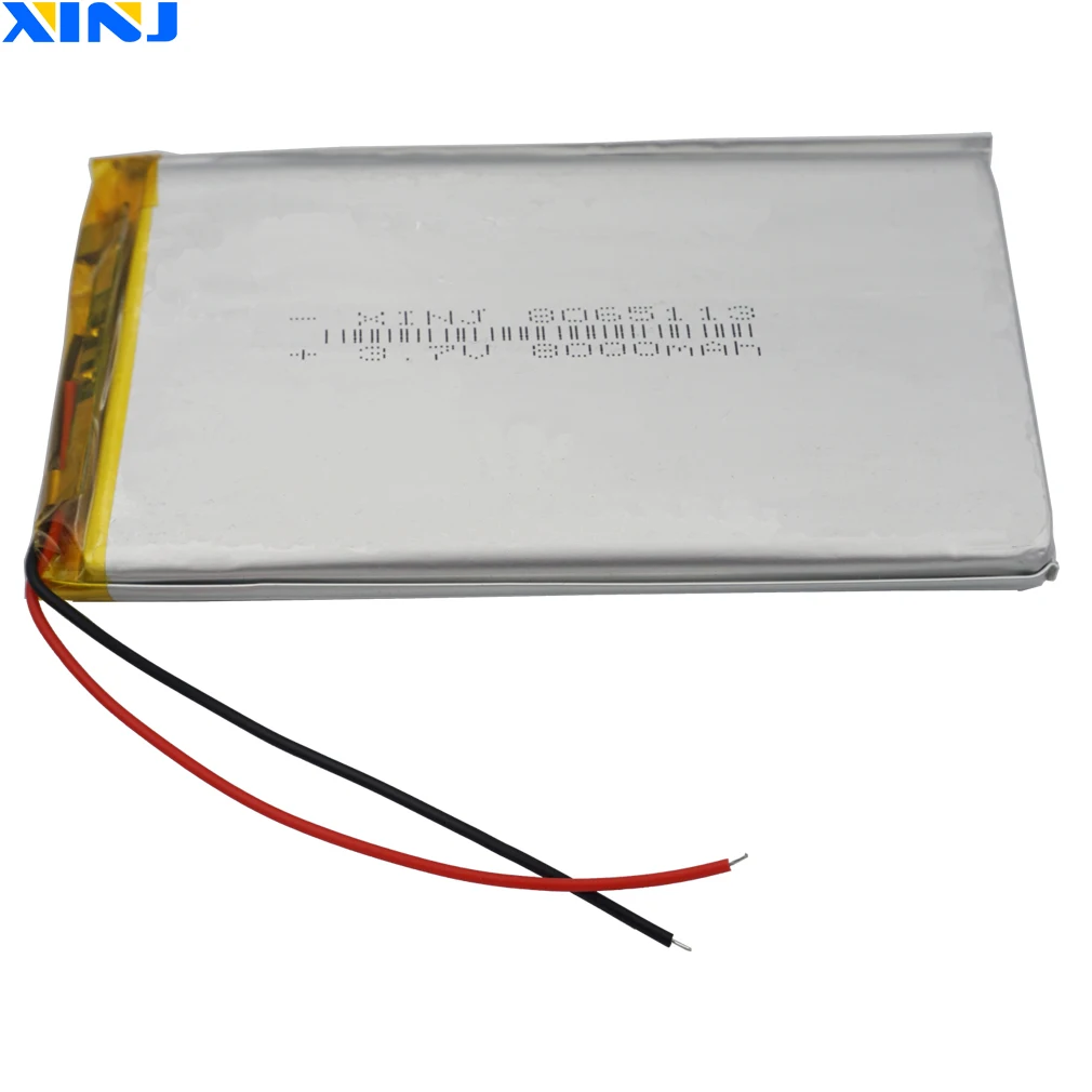 

XINJ 3.7V 8000mAh Li lithium polymer battery Li po cell 8065113 For Phone GPS ipod PAD Portable Power bank Tablet Tablet PC IPTV