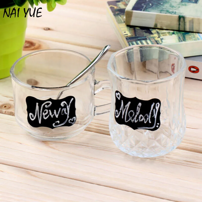

sticker labels for jars 72pcs/lot Black Board Kitchen Jam Jar Label Labels Stickers 5*3.5cm Blank Chalkboard Sticker
