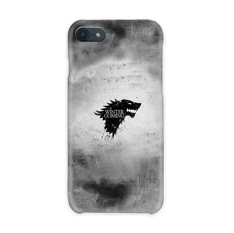 

Mooshion Hard Case For iPhone 8 Game of Thrones Cover winter is coming Phone Coque Fundas for iPhone 7 6 6s 7 plus