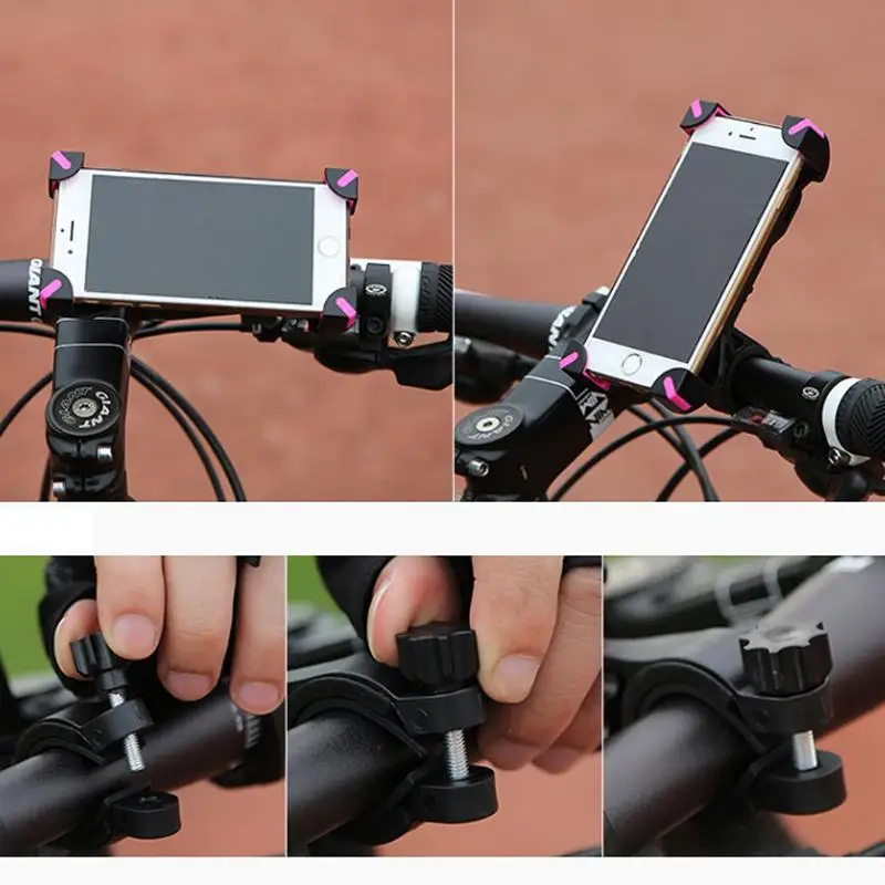 Универсальный вращающийся на 360 градусов держатель для телефона на руль велосипеда держатель для iPhone X 8 7 держатель для велосипеда
