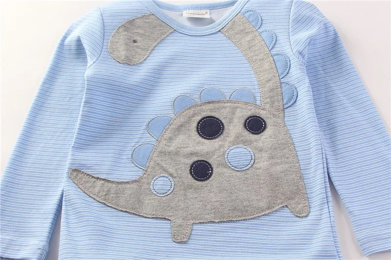 100% Cotton Children Kids Autumn Hot Sale T-Shirt Clothing For 1-6Y Kids Jumpingbaby Brand Long Sleeve Casual Tees Child Tops09