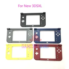 5 шт. Новая версия для nintendo new 3DS XL запасная петля нижняя часть-средняя оболочка ЖК-часть черная