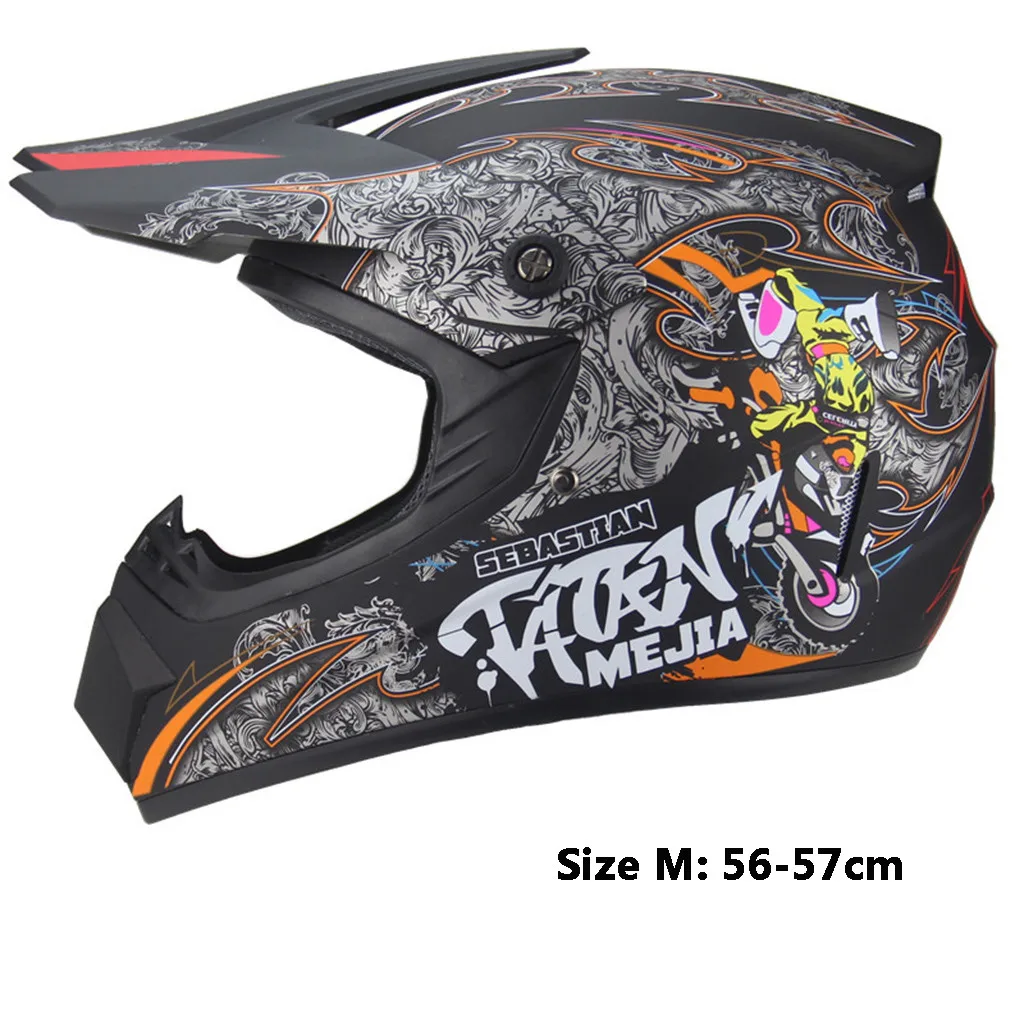 Небольшой легкий внедорожный шлем ABS мотоциклетный шлем классический велосипедный MTB DH гоночный мотокросс горный велосипед шлем - Цвет: M
