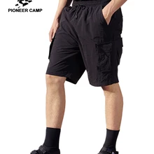 Pioneer Camp летние Съемные мужские шорты Модные свободные новые шорты мужские легкие водонепроницаемые шорты до щиколотки для мужчин s ADK901008