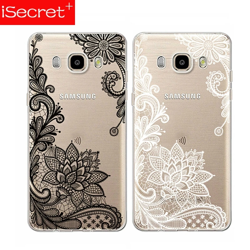 Кружевная мандала цветок Мягкий ТПУ силикон для Samsung Galaxy S9 S8 Plus S6 S7 Edge S5 S4 A3 A5 A7 J1 J3 J5