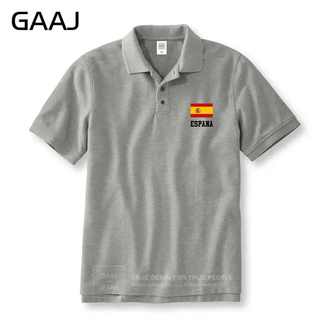 Spain Flag Polo Shirts Men & Women Unisex Male Mens Espana Plus Size