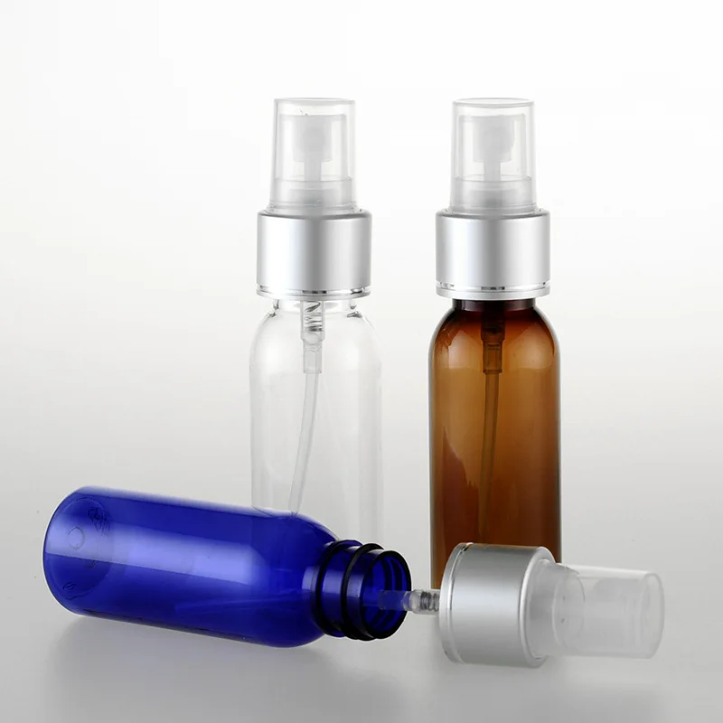 3pcs 30ml plastic spray bottle Long style Electrochemical aluminum spray bottle Small spray water replenishing bottle BQ145