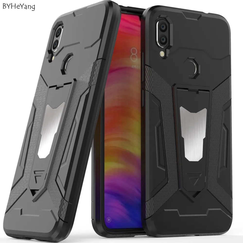 Роскошное кольцо Броня чехол для телефона redmi Note 7 Pro PC Xiaomi Mi 9 Мягкий