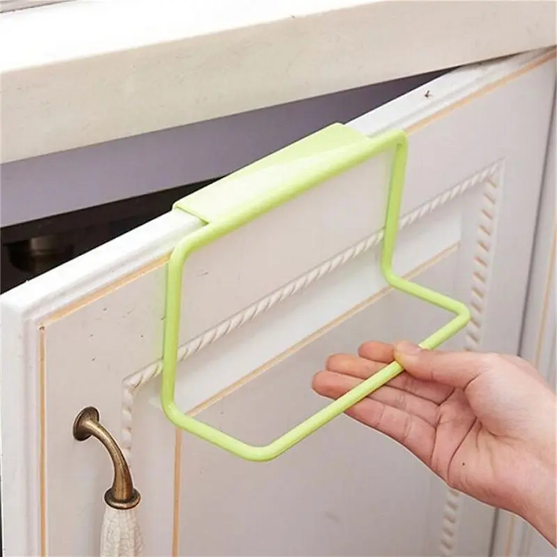 Plastic Hook Type Hang On Cupboard Door Back Towel Holder Towel Holder