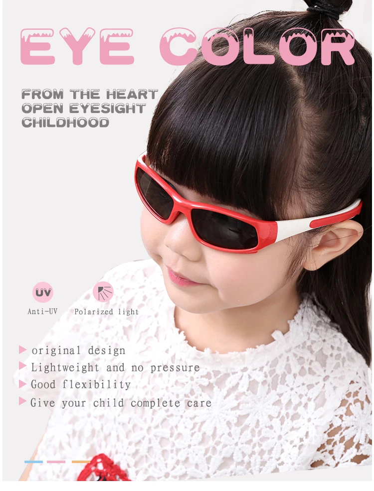 Children Glasses Children's Sunglasses Polarized Silica gel Outdoor Sport Sun Glasses Colorful Sunglass Kids oculos infantil