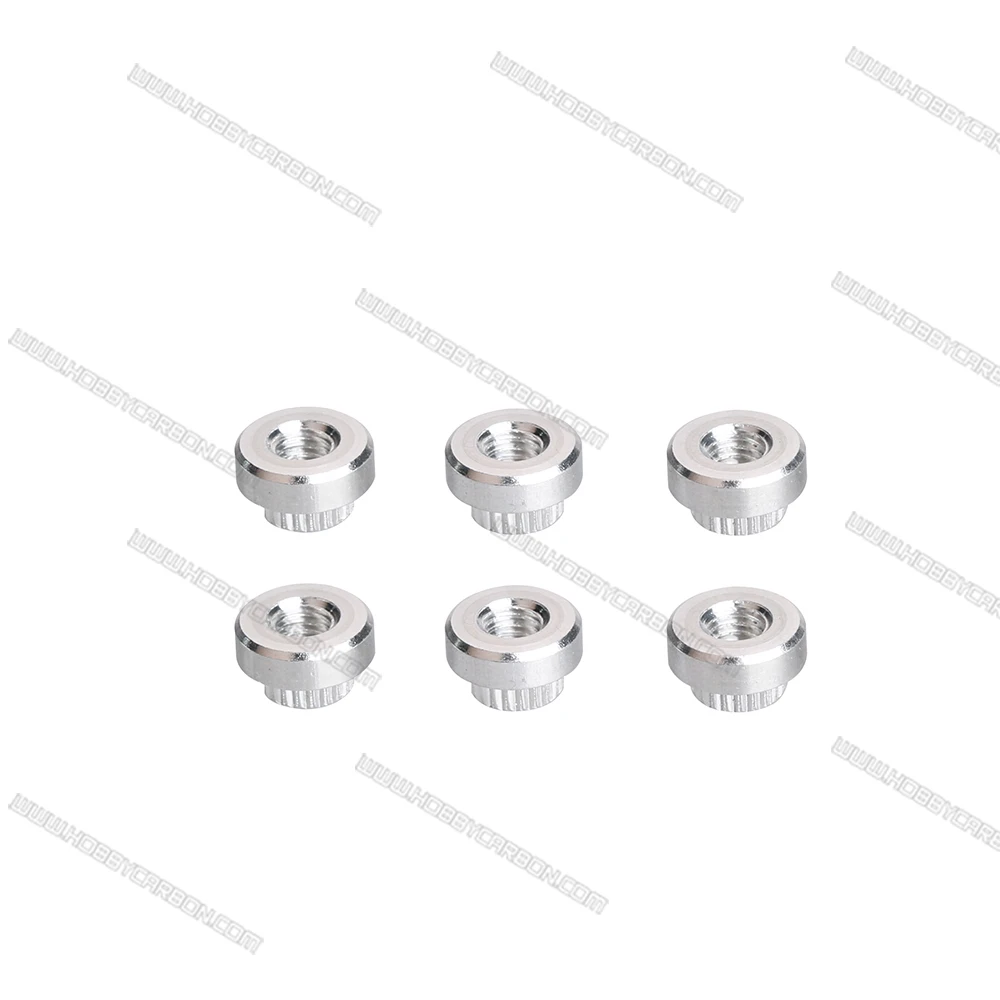 M3x5.5mm Aluminum press nut silver color 30pcs/lot in Parts