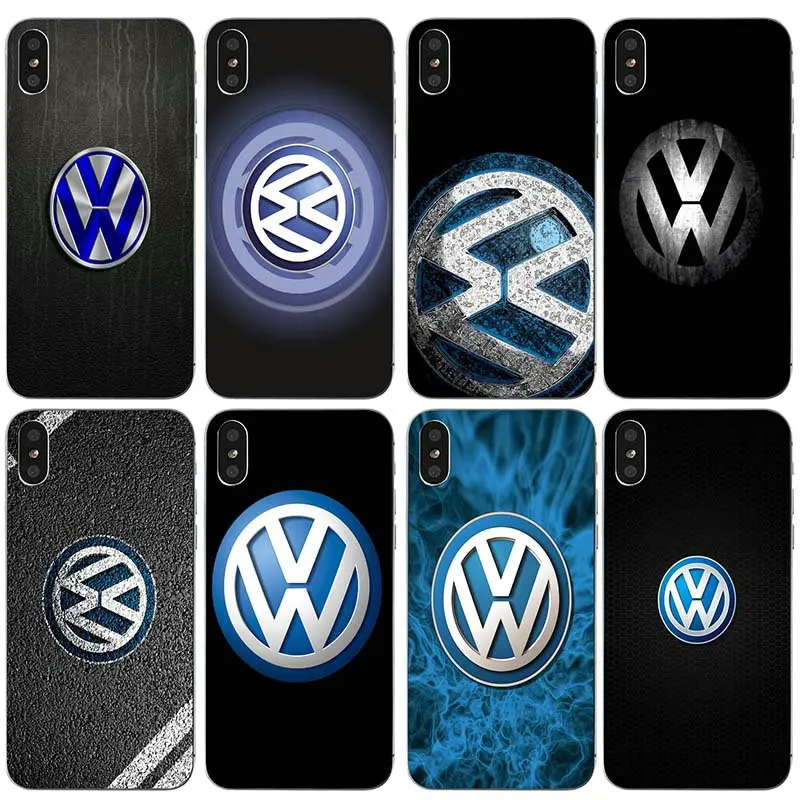 

Hot VW Volkswagen Logo Soft TPU Silicone Mobile Phone Cases Cover for iPhone 6 6s Plus 7 7Plus X XR XS Max SE 5s 5C 5 4 4S