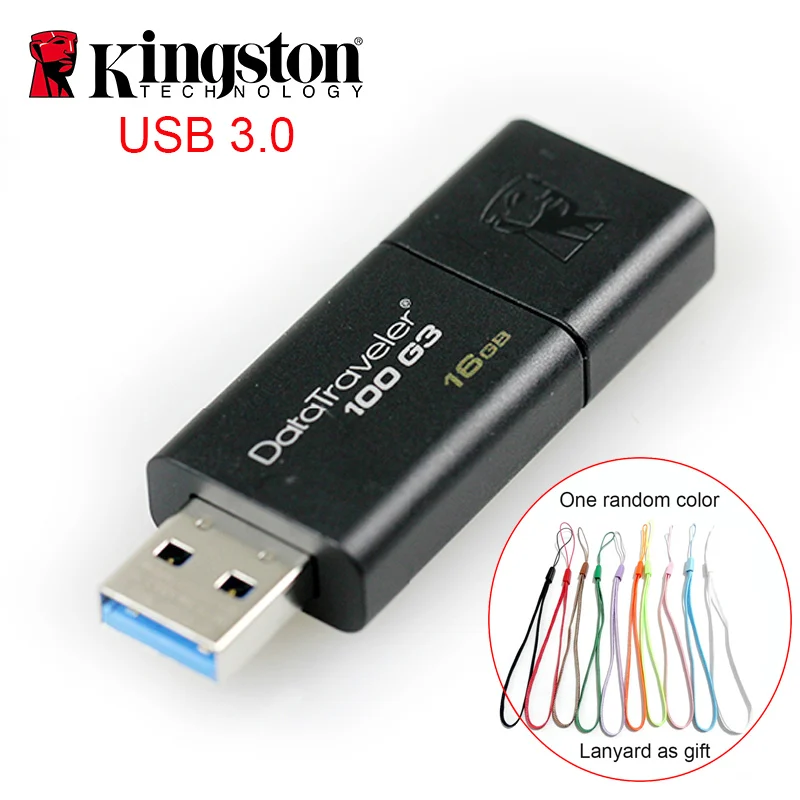 флэшкарта usb Kingston flash drive 16 ГБ 3.0 pendrive u диск memoria высокая Скорость cle driver
