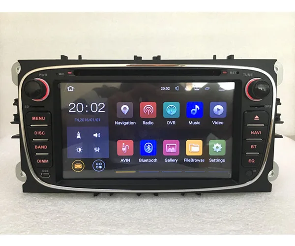 Best 2Din Android Quad Core Car DVD GPS Navigation for Ford Mondeo S-Max Cmax Focus Radio Head Unit 3G 4G 4