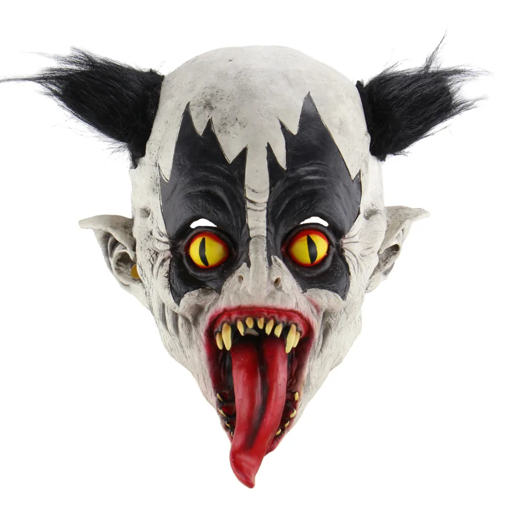 

Halloween Horror Wizard Clown Masks Haunted Room Escape Dress Up Scary Ghost Mask Festive Party Mutant bat Mask Supplies Decorat
