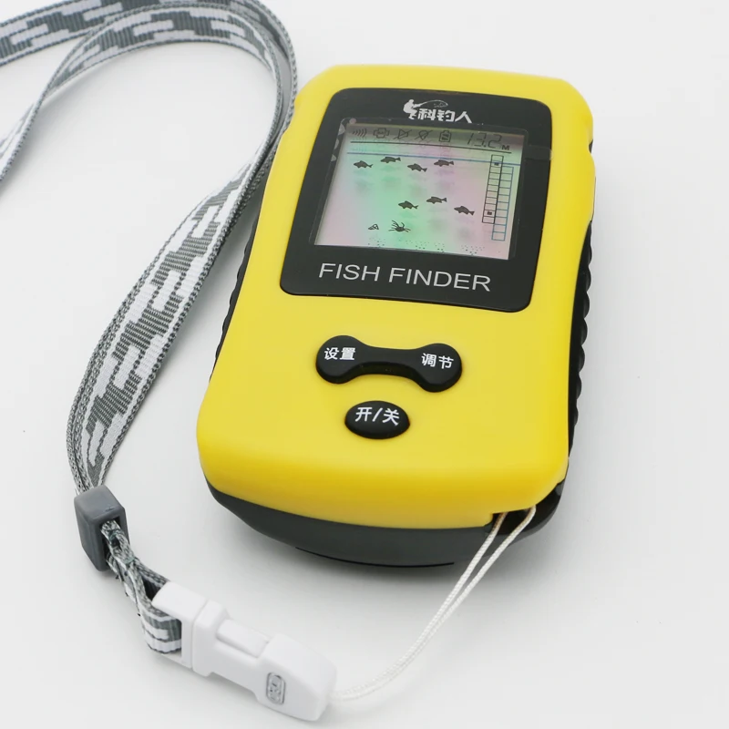 

Detecting fishOutlife Smart Portable Fish Finder with 100m Wireless Sonar Sensor Echo Sounder Fishfinder for Lake Sea Fishing