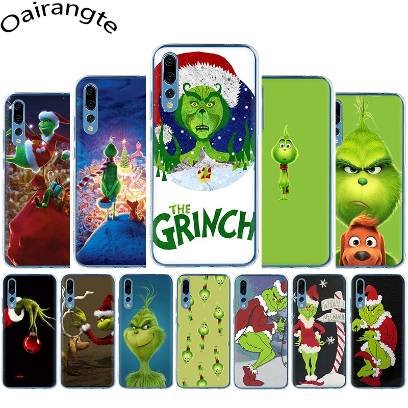 

the Green of Monster Grinch Hard Phone Case for Huawei Honor 6A 6C 7A Pro 7C 7X 8C 8X 8 9 10 Lite Play view 20 9X Pro