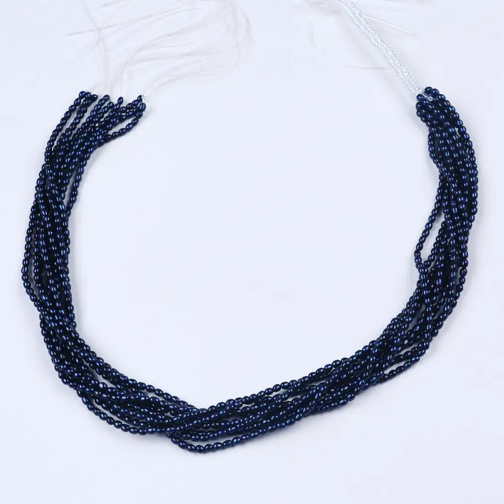 AA Grade 2.5 3mm Rice freshwater Pearl DIY Necklace Bracelat Jewelry