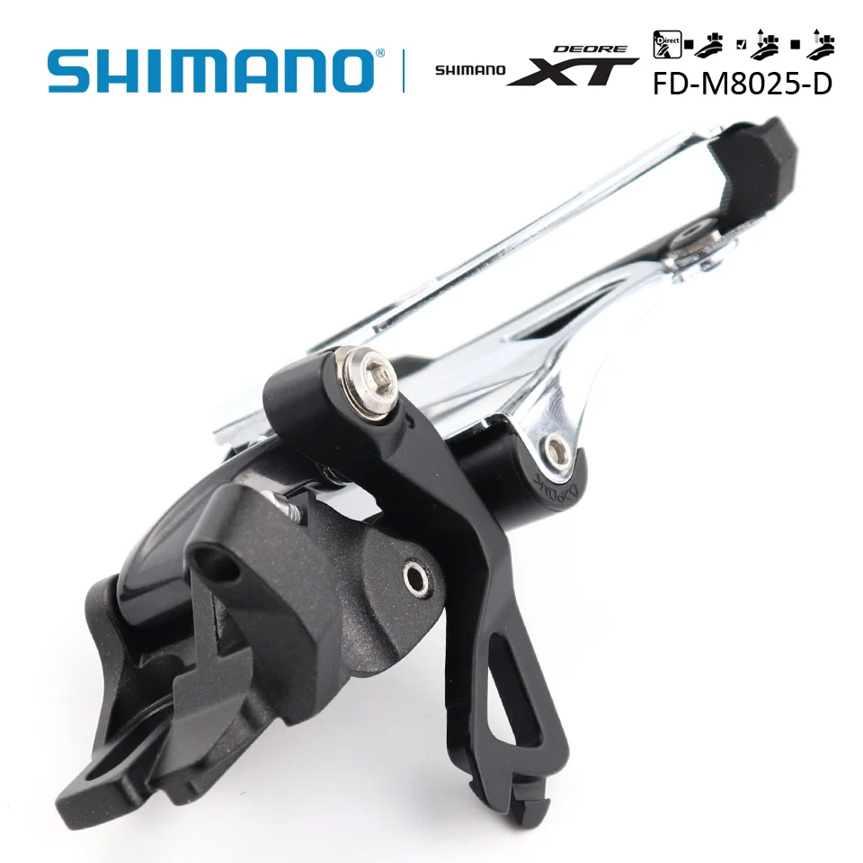 SHIMANO Deore XT FD-M8025 FD M8025 прямое Крепление вниз-качели/двойной-тянуть передний переключатель 2x11s MTB велосипед