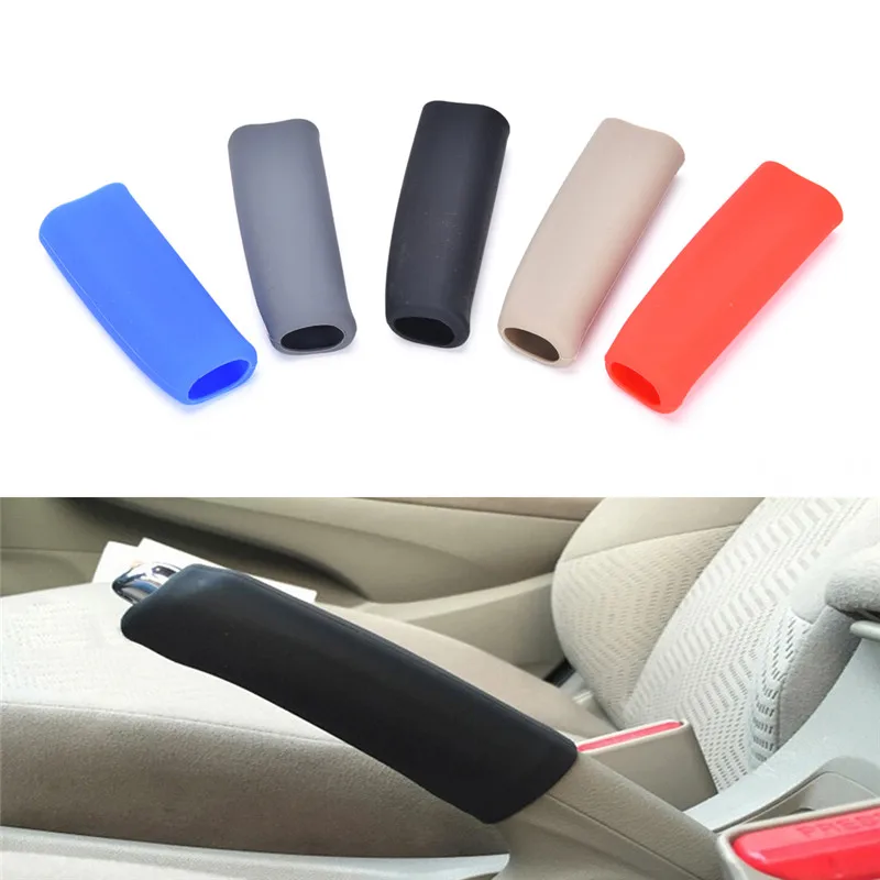 Anti slip Multicolored Parking Hand Brake Sleeve Auto Decoration Accessories Universal Car