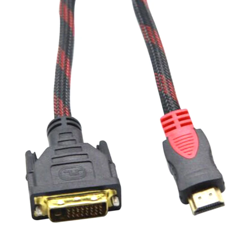 

HDMI to DVI 24+1 pin Adapter 1080P Bi-directional DVI Male to HDMI Male Converter Cable for LCD DVD HDTV XBOX 3m 5m 10m 15m 20m