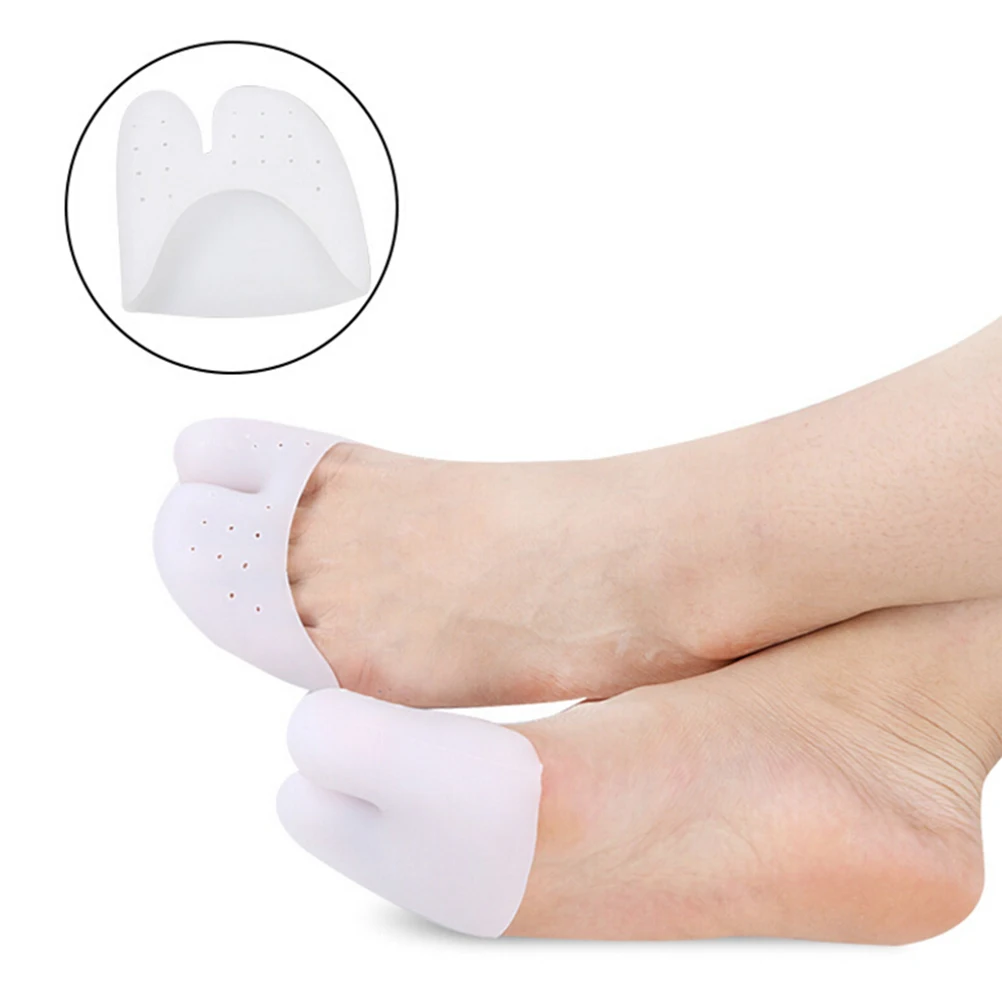 1Pair/2 Pcs Silicone Toe Sleeve Foot Protection Ballet Shoe High Heels