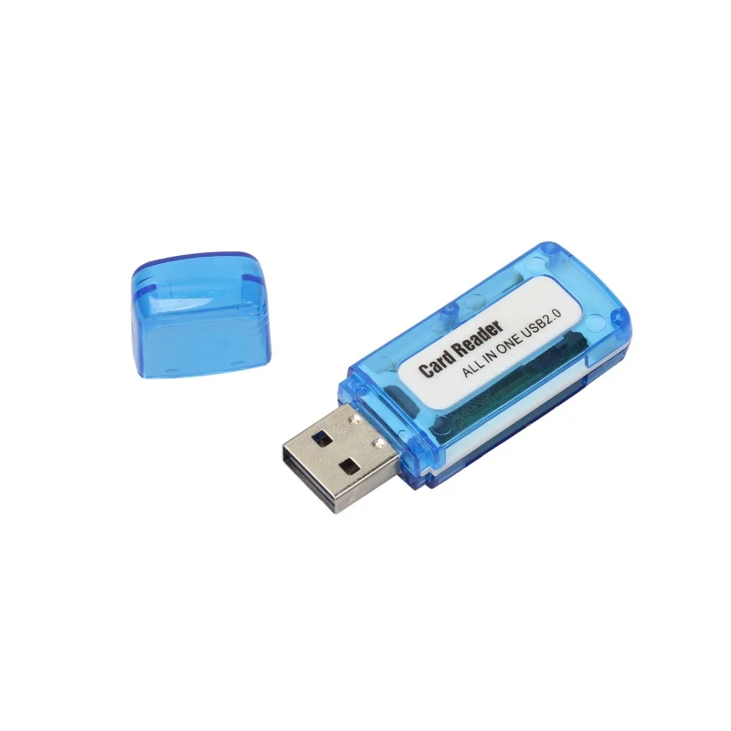 Портативный Мини 4in1 Multi устройство чтения карт памяти USB 2,0 TF M2 Флешка картридер адаптер
