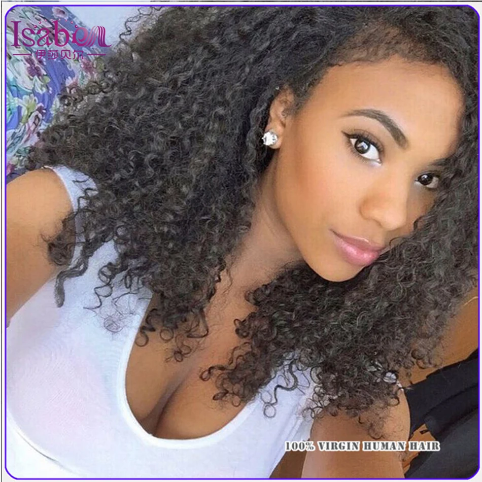 

Afro kinky curly full lace wigs for black women glueless afro kinky curly wig mongolian virgin hair lace wig with baby hair