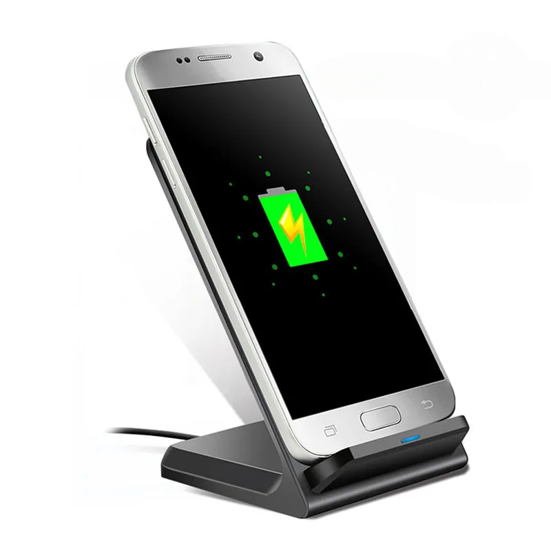 

Qi Wireless Charger For iPhone X XS Max XR 8 Samsung S9 S8 Note 9 Fast Wirless Wireless Charging Pad Docking Dock Station